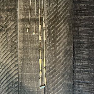 Kendra Scott gold adjustable choker necklace